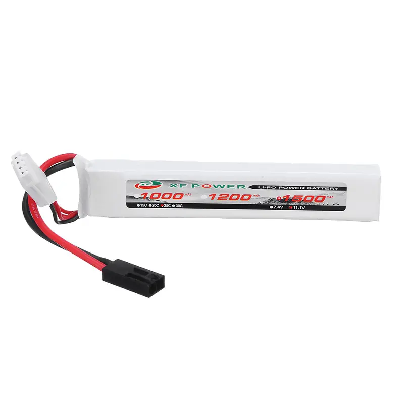 Xf Power 11.1V 1500Mah 25C 3S Lipo Battery  Small Tamiya Plug 1
