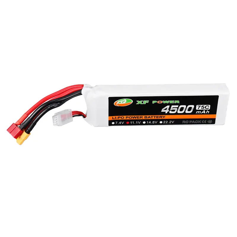 Xf Power 11.1V 4500Mah 75C 3S Lipo Battery T/Xt60 Plug For Volantax Phoenix V2 759-2 1