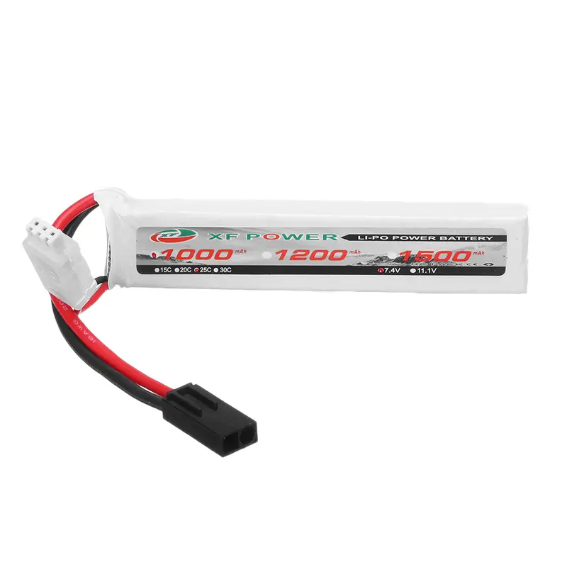 Xf Power 7.4V 1000Mah 25C 2S Lipo Battery Small Tamiya Plug For Rc Hand Toys 1