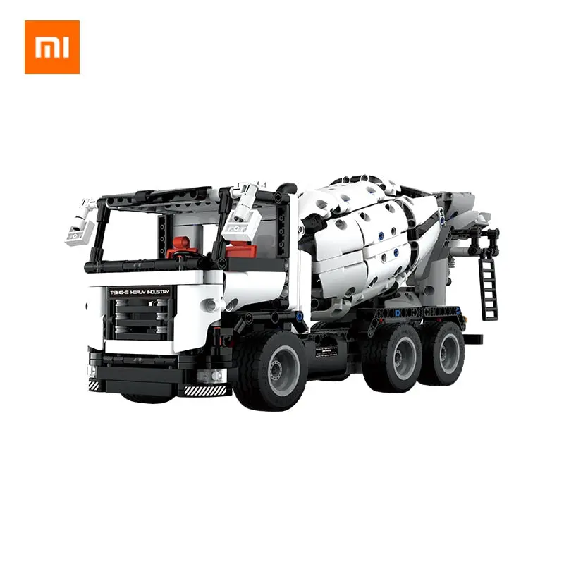 Xiaomi Mitu Engineering Mixer Truck Building Blocks Car Toy Kids Christmas Gift Assembly Building Bricks 900+ Parts Puzzles Diy 1