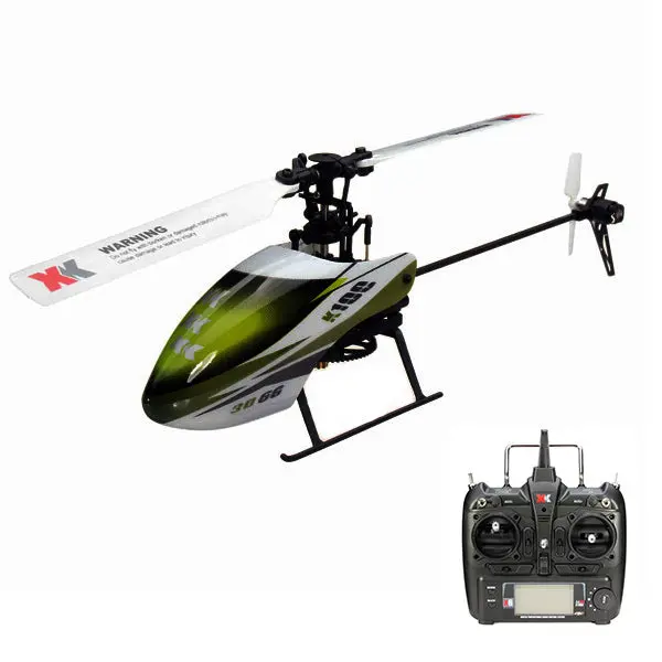 Xk K100 Falcom 6Ch Flybarless 3D6g System Rc Helicopter Rtf 1