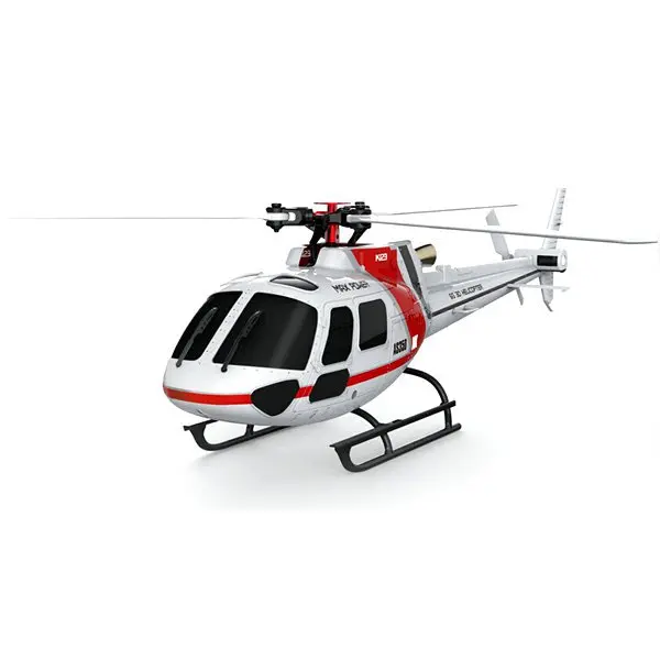 Xk K123 6Ch Brushless As350 Scale 3D6g System Rc Helicopter Bnf 1
