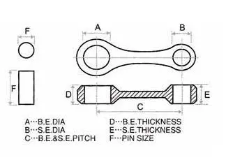 Xl100s / Xr100 Conrod Kit 1