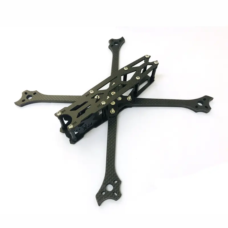 Xq220 V2 220Mm Wheelbase 5Mm Arm Carbon Fiber Fpv Racing Frame Kit 100G 1