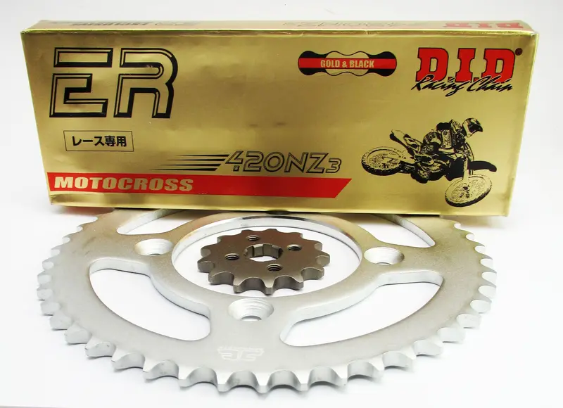 Xr80r 1985-2003 Cfr80 2004-2013 Heavy Duty Gold Nz3 Chain And Sprocket Set 1