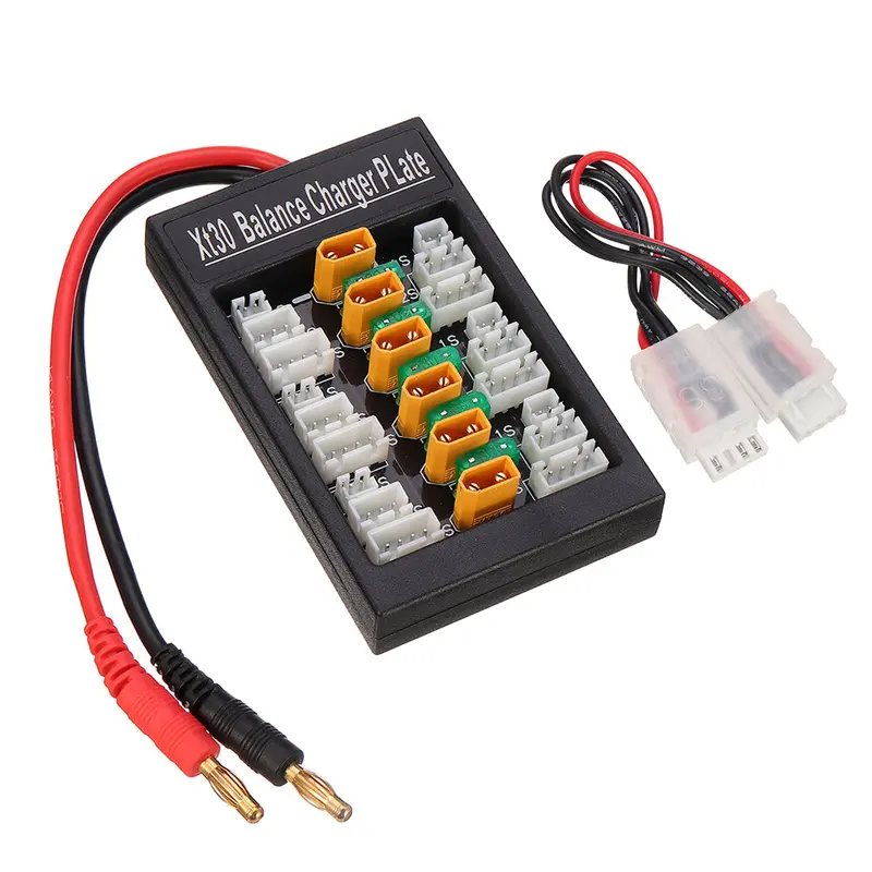 Xt30 1S-3S Plug Parallel Charger Board Banana Plug Input For Imax B6 Charger 1