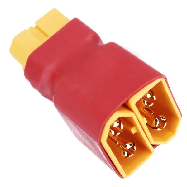Xt60 2 String 1 Mains Supply Plug For Two Batteries In Series 1