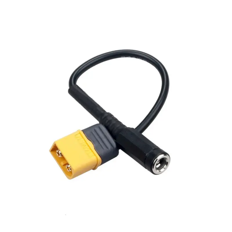 Xt60 Male/Female Plug To 5.5*2.1 Dc Male Plug Charger Adapter Cable For Fatshark Ace Lipo Battery 1