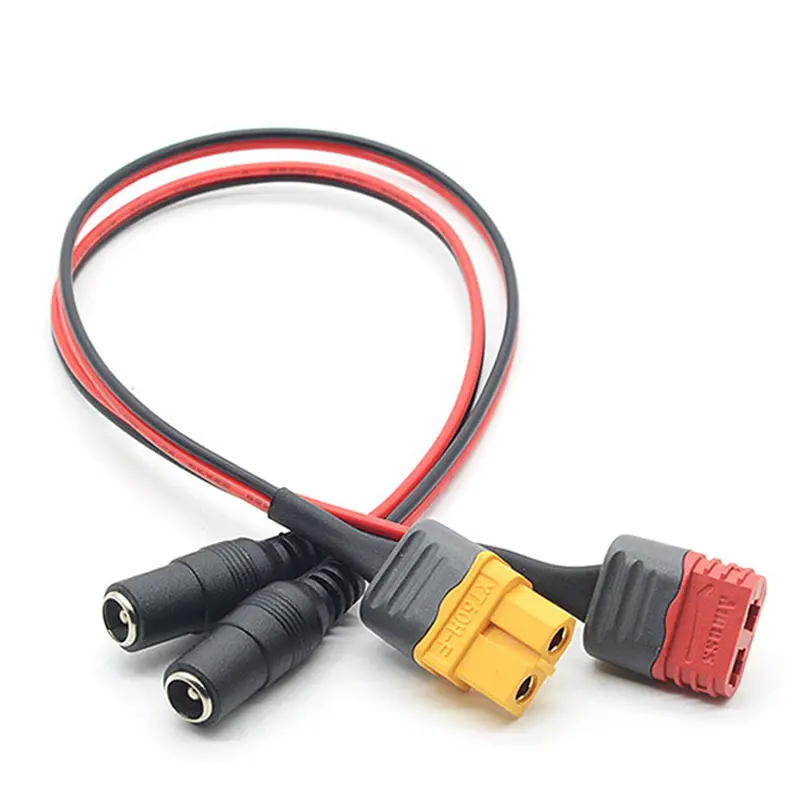 Xt60 To Dc / T Plug To Dc 3.5 Lipo Battery Charger Cable Charging Line Adapter Wire For Fpv Goggles Video Glasses 1