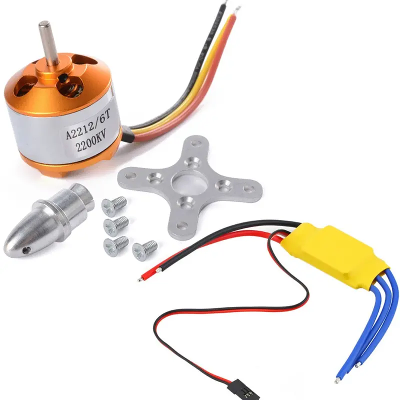 Xxd A2212 A2208 930Kv 1000Kv 1400Kv 2200Kv 2700Kv Brushless Motor With 30A Brushless Esc Motor Speed Controller For Rc Drone 1