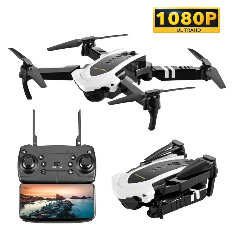 Xycq S7 Quadcopter Drone With Camera Live Video, Wifi Fpv Quadcopter With 110° Wide-Angle 1080P Hd Camera Foldable Drone Rtf 1