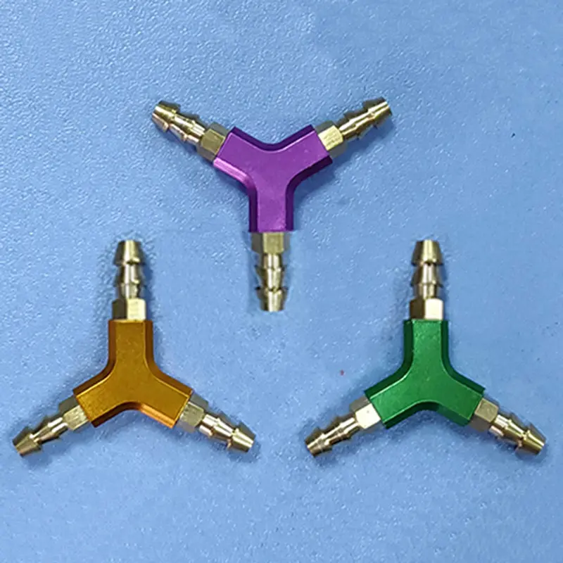 Y Type Φ2.3 Metal 3-Channel 3-Way Water Hose Connector For Rc Models 1