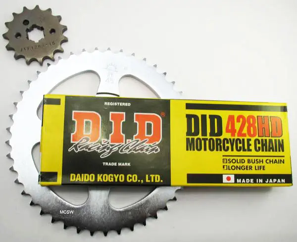 Yamaha Yz80  1986-1992 Chain And Sprocket Set 1