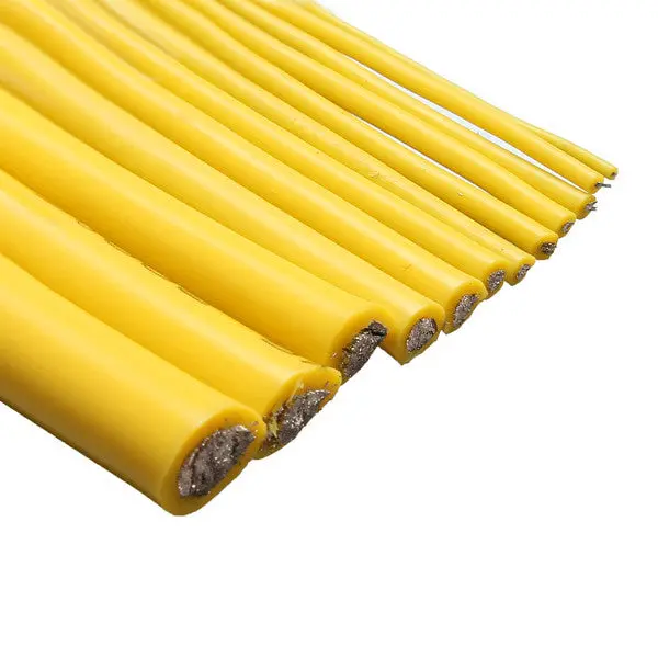 Yellow 2M 8/10/12/14/16/18/20/22/24/26 Awg Silicone Wire Sr Wire 1