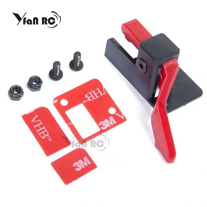 Yfan Rc Trx4 Easy Start Trigger Esc Power Switch Bracket Power Transfer For Trx4 Esc Easy Start Trigger Diy 1