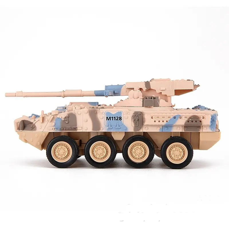 Yukala 1:72 Radio Remote Control Mini Rc German Military Stricker Artillery Car Type-G Electric Airsoft Mini Rc Tank 2