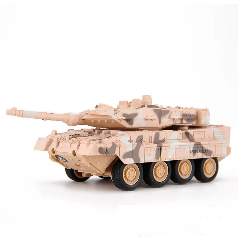 Yukala 1:72 Radio Remote Control Mini Rc German Military Stricker Artillery Car Type-G Electric Airsoft Mini Rc Tank 2
