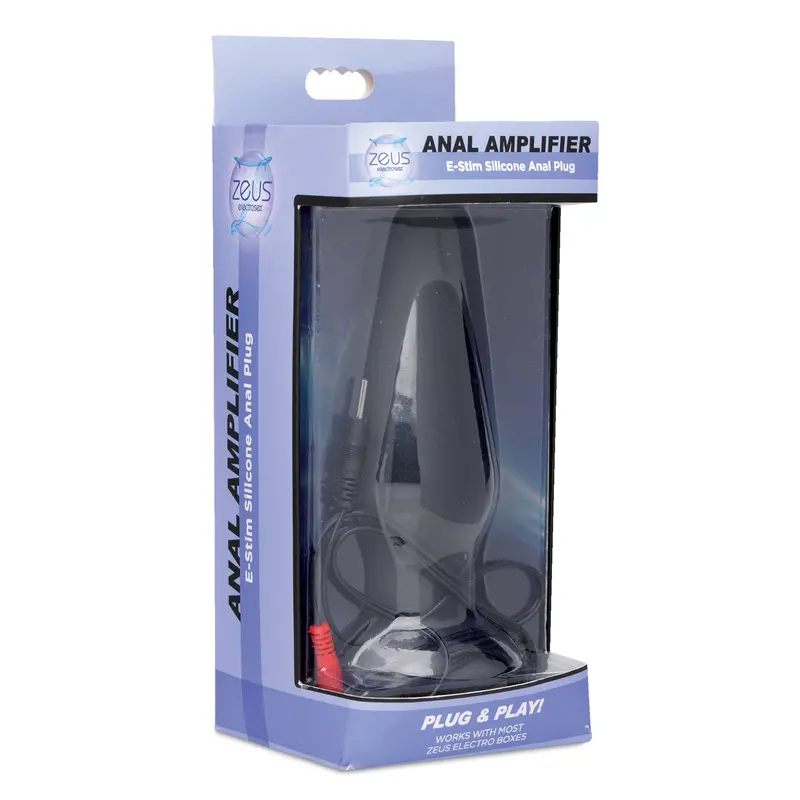 Zeus Anal Amplifier Silicone Estim Plug. 1