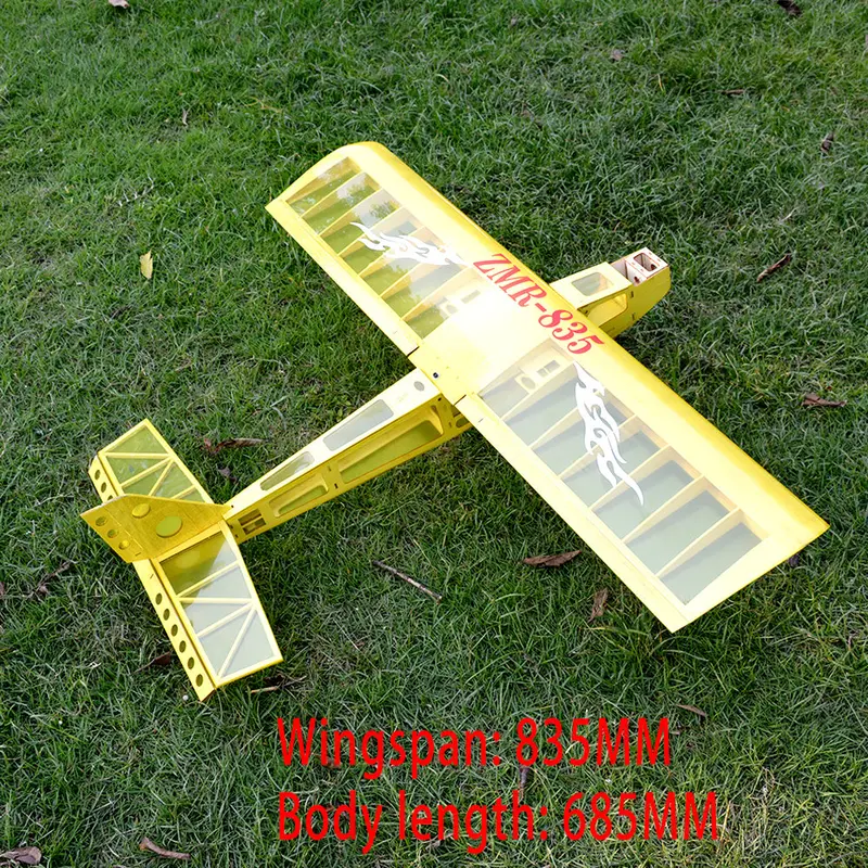 Zmr835 Zmr-835 835Mm Wingsplan Balsa Wood Rc Airplane Kit/Pnp With Gps Sparrow Fc Flight Controller Fixed Wing Aircraft 2