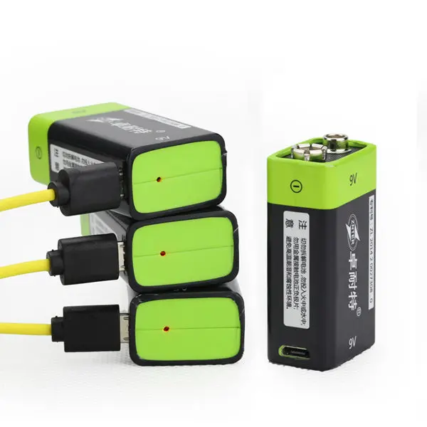 Znter S19 9V 400Mah Usb Rechargeable 9V Lipo Battery 1