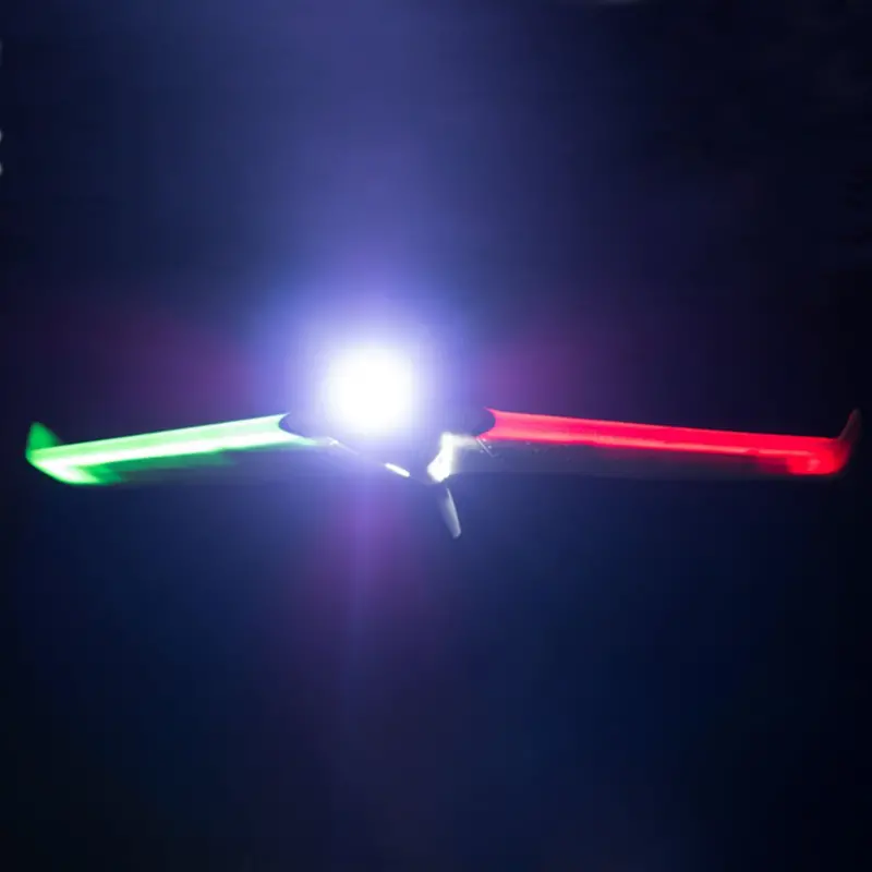 Zohd Orbit Neon 900Mm Wingspan Epp Fpv Night Flying Wing Rc Airplane Pnp Integrated Led Light Strip 1