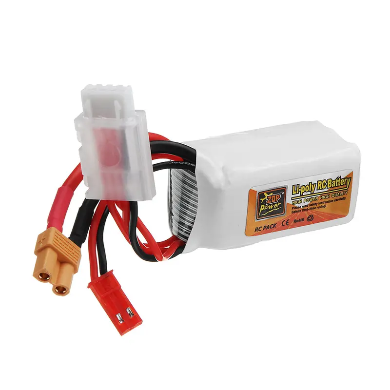 Zop Power 11.1V 550Mah 70C 3S Lipo Battery With Jst/Xt30 Plug For Rc Models 1
