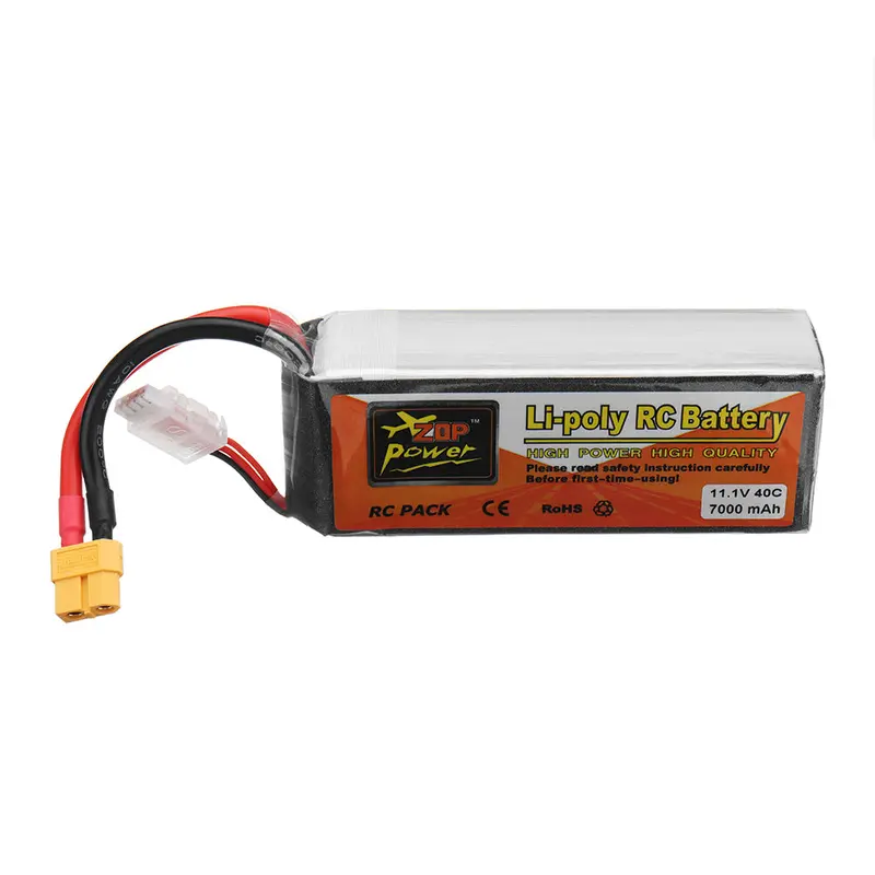 Zop Power 11.1V 7000Mah 40C 3S Lipo Battery Xt60 Plug For Rc Quadcopter Car 1