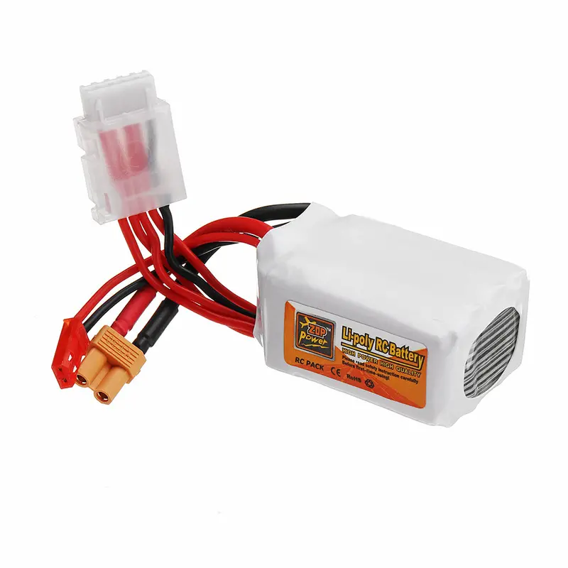 Zop Power 14.8V 550Mah 70C 4S Lipo Battery With Jst Plug Xt30 Plug For Rc Fpv 1