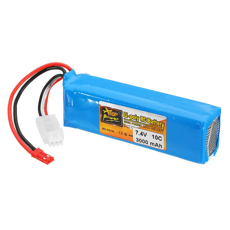 Zop Power 7.4V 3000Mah 10C Lipo Battery For Frsky Taranis X9d Plus Transmitter 1
