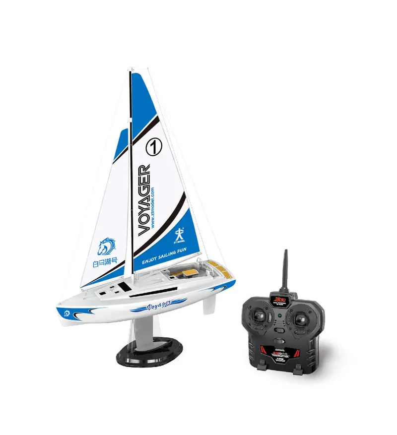 Zt Model Ab03401 Voyager 1/43 2.4G Electric Mini Rc Sailboat Ship Boat Model 1
