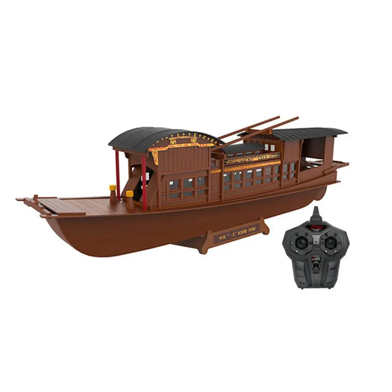 Zt Model Ab04501 1/40 2.4G 25Km/H Electric Rc Boat Simulated South Lake Red Unassembled Kit Model 1