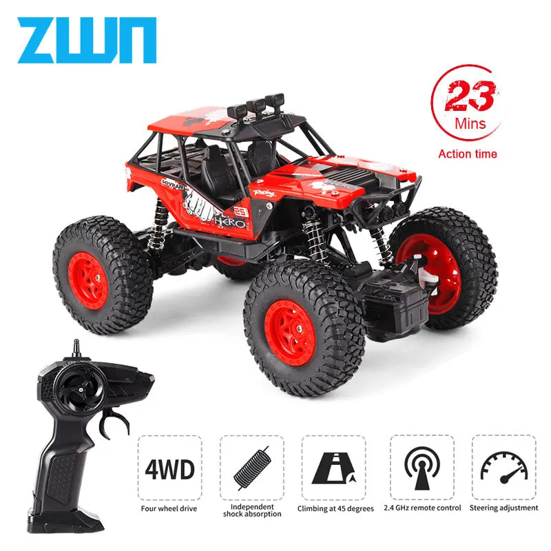 Zwn Q66 Q67 Rc Car 1:20 Short-Course Racing Car 2.4G Radio Remote Control Truck Rc Crawler Off-Road Climbing Car Toy Rtr 1
