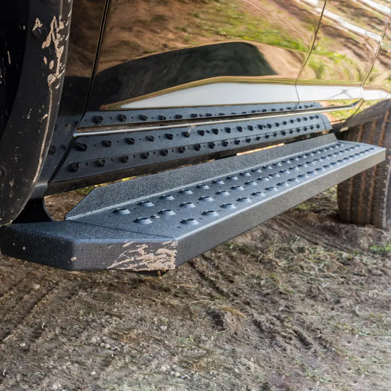 Aries Ridgestep Black Steel Running Boards – 6.5" X 85", Fits Select Ram 1500–5500 Trucks 1