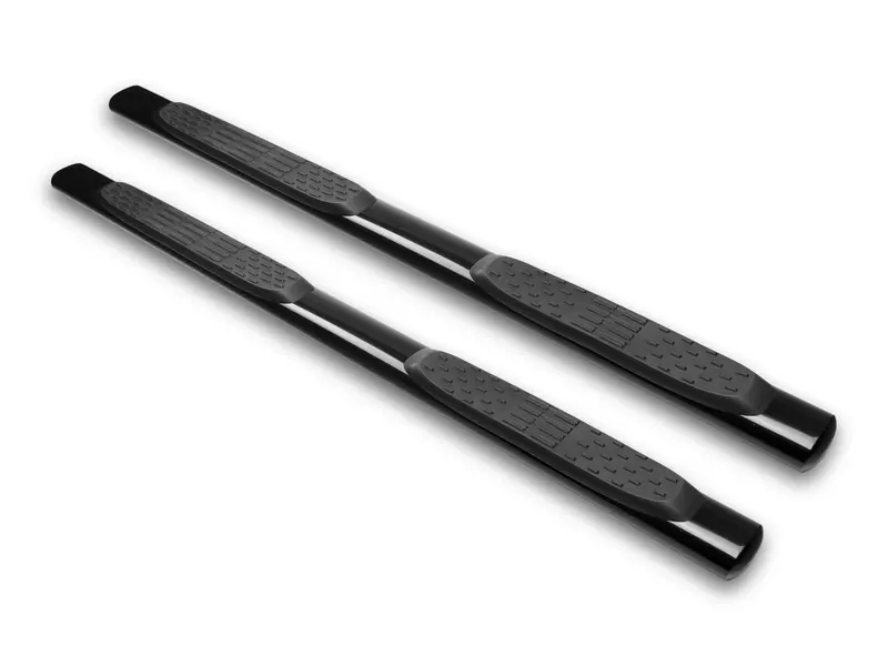Armordillo Oval Black Side Steps – 5" Width, Fits 1999–2016 Ford Super Duty F-450 Supercab (7171763) 1