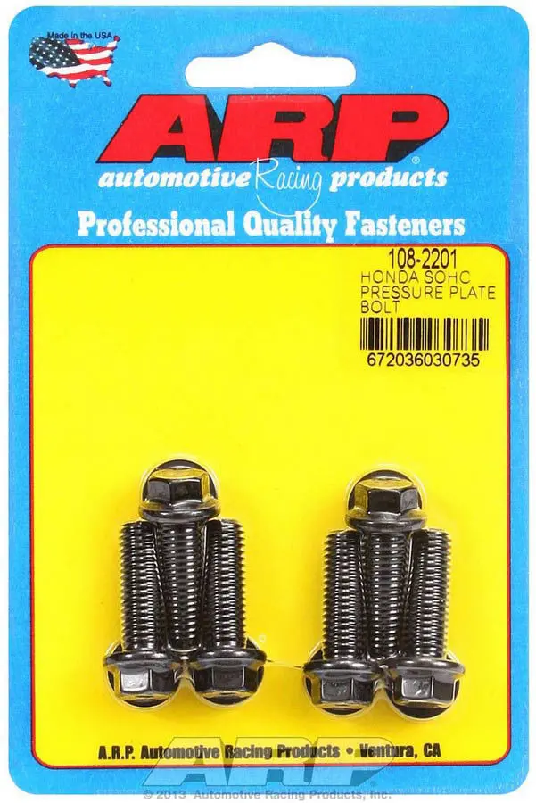 Arp 108-2201 Honda Sohc Pressure Plate Bolt Kit – High-Strength Fastener Set 1