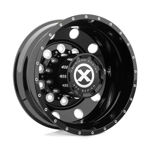 Atx Ao400 Series 22.5X8.25 Off-Road Tire – 10X11.25 Bolt Pattern, Gloss Black Finish (Ao40022510302) 1