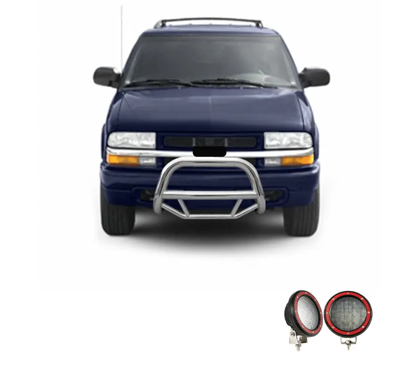 Black Horse Off Road Mbs-Gmb1701-Plfr Stainless Steel Skid Plate — No-Skid Surface Design 1