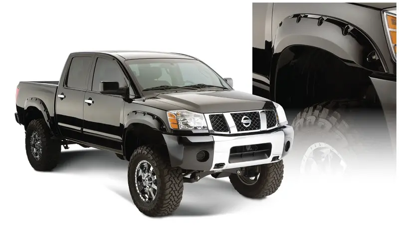 Bushwacker 70014-02 Pocket-Style Fender Flares – Oe-Matching Design For Aggressive Stance 1