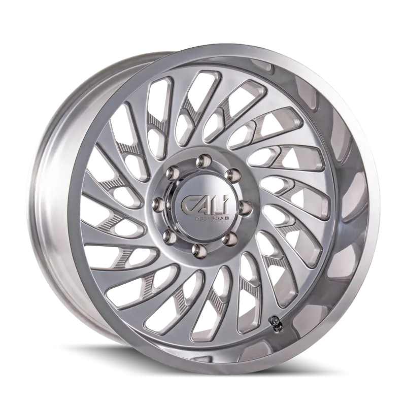 Cali Off-Road Switchback Wheel – 24X12", Polished Finish, 5X139.7Mm, -51Mm Offset (9108-24285P) 1