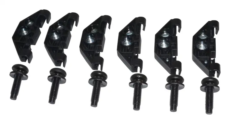 Crown Automotive 55397093K Hard Top Hardware Kit For Jeep – Includes Six Retainers And Six Screws 1