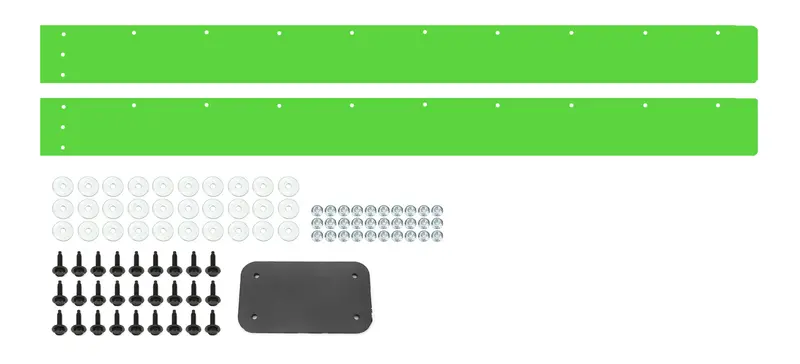 Dominator Race Products Ss Xtreme Green Valance – Stainless Steel Front Accent 1