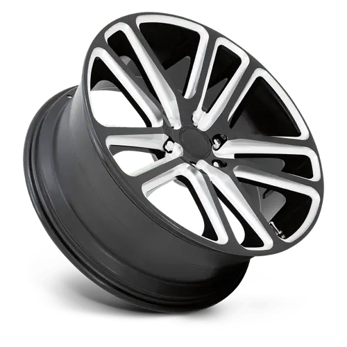 Dub S255 Gloss Black/Milled Wheel – 26X10", 6X5.5", 30Mm Offset 2