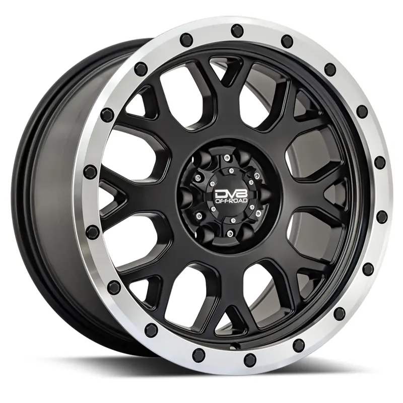 Dv8 Off-Road Simulated Beadlock Wheel – 17X9 Matte Black, 6X120 Bolt Pattern, +20Mm Offset (Model 887B-7906920) 1