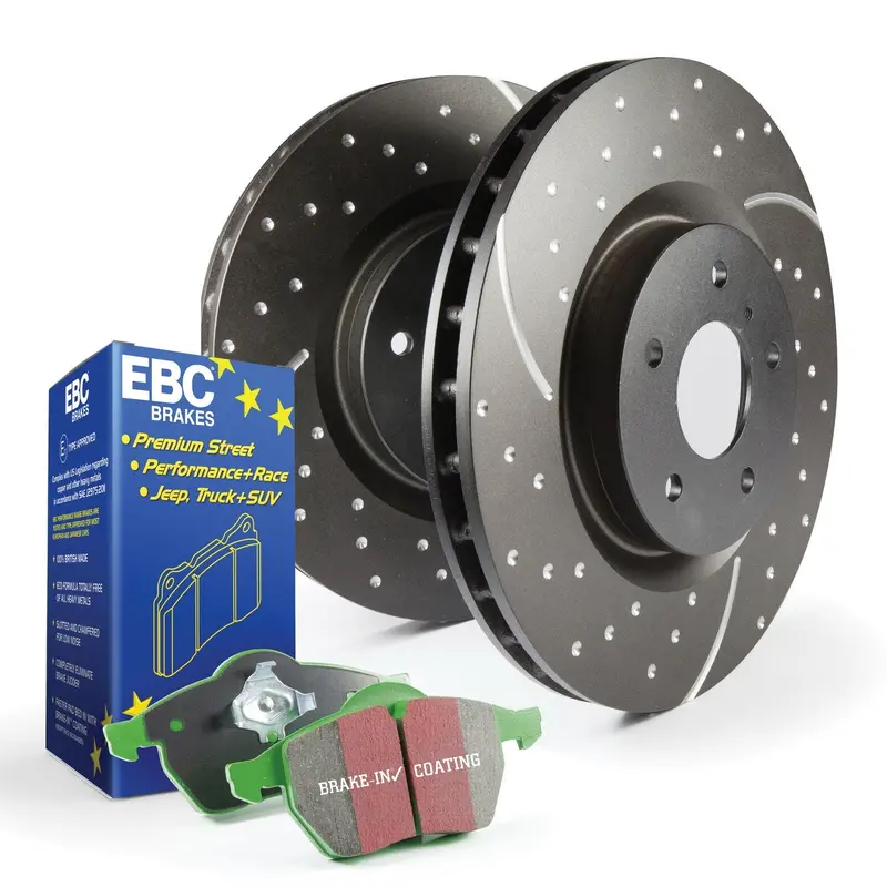 Ebc Brakes S10Kf1433 Greenstuff 2000 Brake Pad & Gd Rotor Kit For S10 1