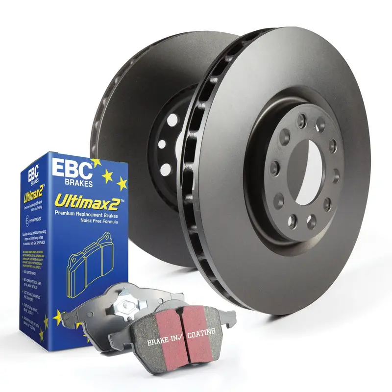 Ebc S1Kf2047 Ultimax 2 Brake Pad And Rk Rotor Combo Kit – Front Axle 1