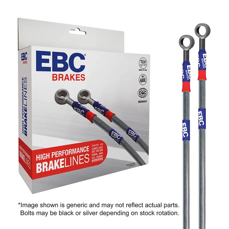 Ebc Stainless Steel Braided Brake Lines – Bla7754-4L Kit 1