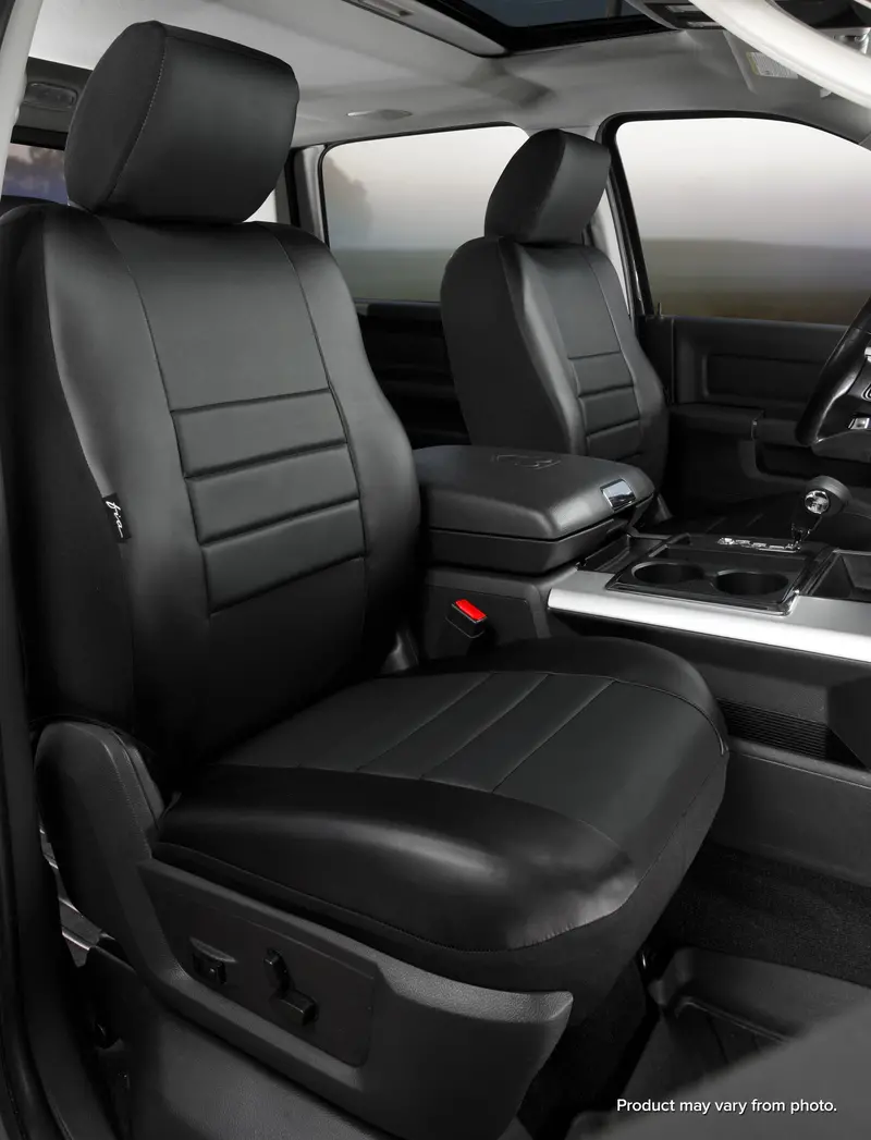 Fia Leatherlite Custom Seat Covers – Sl69-20 Black/Black Design 1