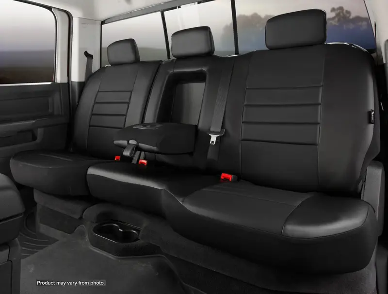 Fia Sl67-63 Black/Black Leatherlite™ Custom-Fit Seat Covers 1
