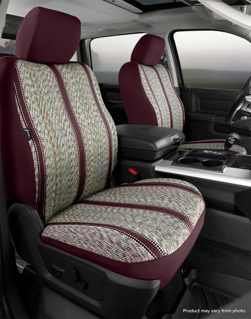 Fia Tr43-6 Wine Universal Seat Covers Compatible With Jeep Wrangler Models 1