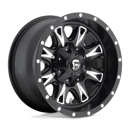 Fuel D513 20X10 Inch Alloy Wheel – 8X170 Bolt Pattern, Matte Black With Machined Lip, -12Mm Offset 1